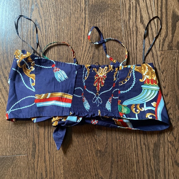 Zara Sailor tie top - Picture 2 of 6